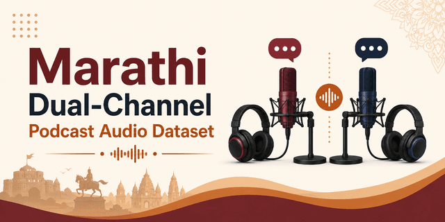 4K+ Hours Marathi Dual-Channel Podcast Audio Dataset Dataset on Opendatabay data marketplace