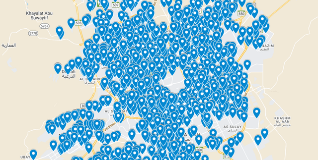 Riyadh Cafe Scene from Google Maps Dataset on Opendatabay data marketplace