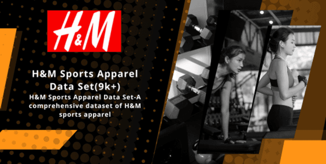 H&M Sports Apparel Products Dataset on Opendatabay data marketplace