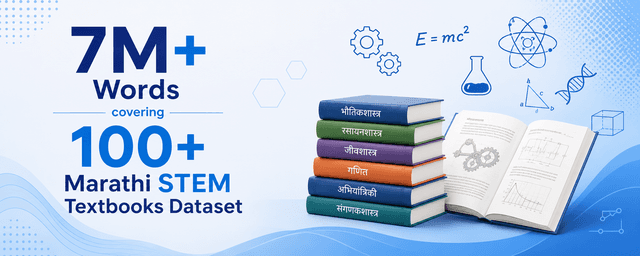 7M+ Words covering 100+ Marathi STEM Textbooks Dataset Dataset on Opendatabay data marketplace