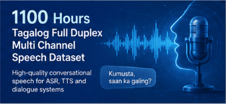 1100 Hours Tagalog Full Duplex Multi Channel Speech Data Dataset on Opendatabay data marketplace