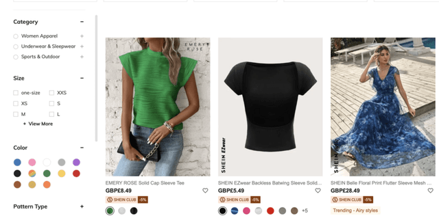 SheIn Clothing Catalogue Dataset Dataset on Opendatabay data marketplace