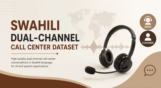 174K+ Hours Swahili Dual-Channel Call Center Dataset Dataset on Opendatabay data marketplace