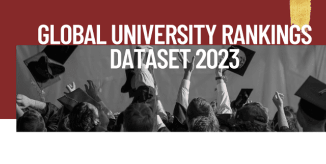 Higher Education Institutional Rankings 2023 Dataset on Opendatabay data marketplace