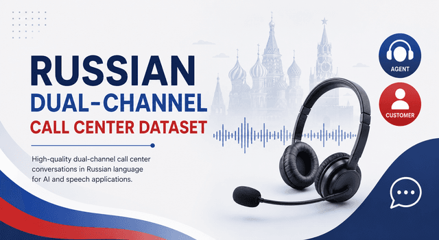1K+ Hours Russian Dual-Channel Call Center Dataset Dataset on Opendatabay data marketplace