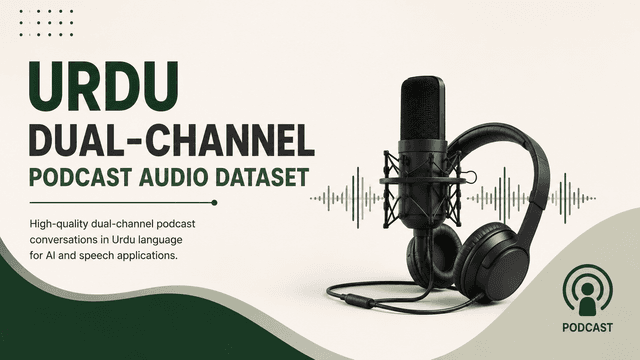 2K+ Hours Urdu Dual-Channel Podcast Audio Dataset Dataset on Opendatabay data marketplace