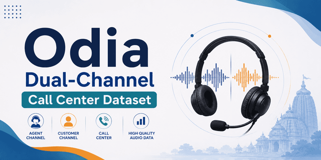 12K+ Hours Odia Dual-Channel Call Center Dataset Dataset on Opendatabay data marketplace