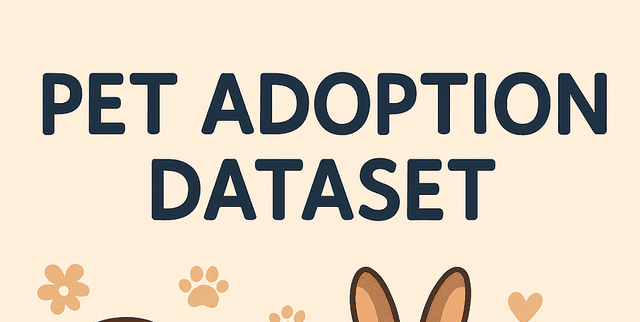 Synthetic Pet Adoption Records Dataset on Opendatabay data marketplace