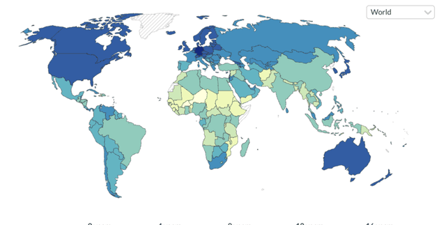 Historical World Education Levels Dataset on Opendatabay data marketplace