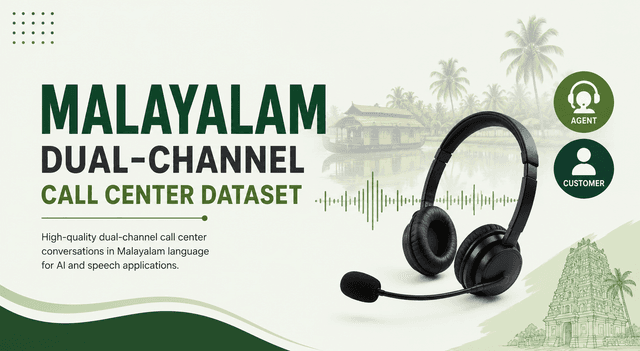 14K+ Hours Malayalam Dual-Channel Call Center Dataset Dataset on Opendatabay data marketplace