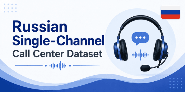 1K+ Hours Russian Single-Channel Call Center Dataset Dataset on Opendatabay data marketplace