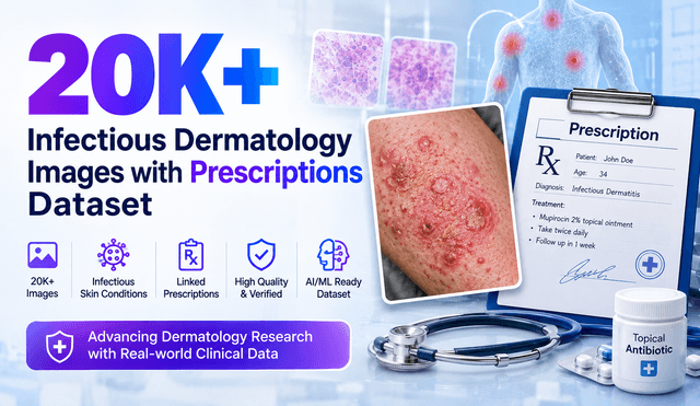 20K+ Infectious Dermatology Images with Prescriptions Dataset Dataset on Opendatabay data marketplace