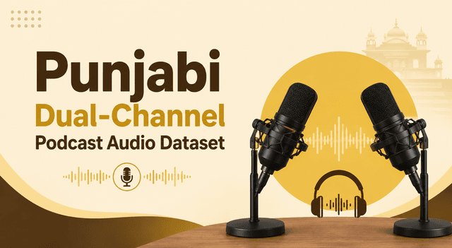 4K+ Hours Punjabi Dual-Channel Podcast Audio Dataset Dataset on Opendatabay data marketplace