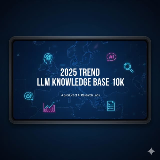 2025 Trend LLM Knowledge Base 10K - Crypto/DeFi, SaaS Growth, Ecommerc Dataset on Opendatabay data marketplace