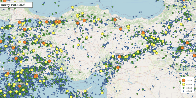 Turkish Regional Earthquake Data Dataset on Opendatabay data marketplace