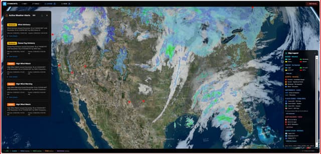Weather 12-21-2025 Dataset on Opendatabay data marketplace