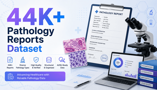 44K+ Pathology Reports Dataset Dataset on Opendatabay data marketplace