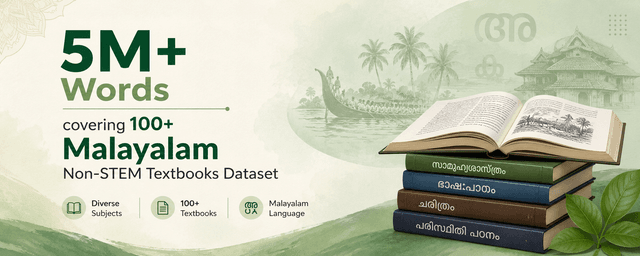 5M+ Words covering 100+ Malayalam Non-STEM Textbooks Dataset Dataset on Opendatabay data marketplace