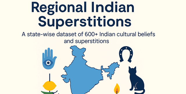 Cultural Fabric of India: Regional Beliefs Dataset on Opendatabay data marketplace