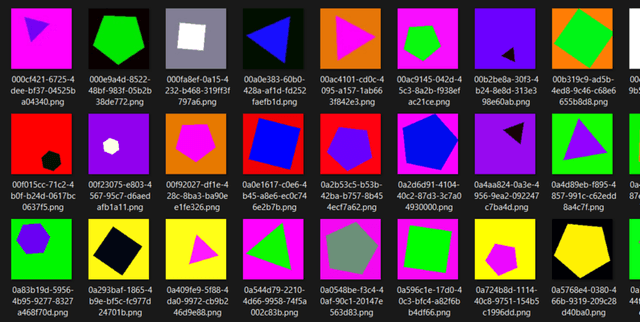 Geometric Shape Classification Targets Dataset on Opendatabay data marketplace