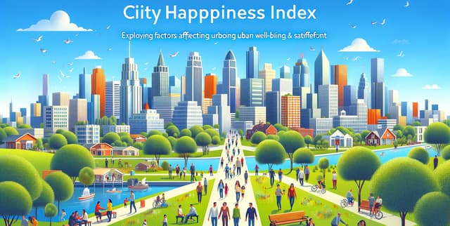 Urban Well-being Factors Dataset Dataset on Opendatabay data marketplace