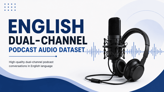 1K+ Hours English Dual-Channel Podcast Audio Dataset Dataset on Opendatabay data marketplace