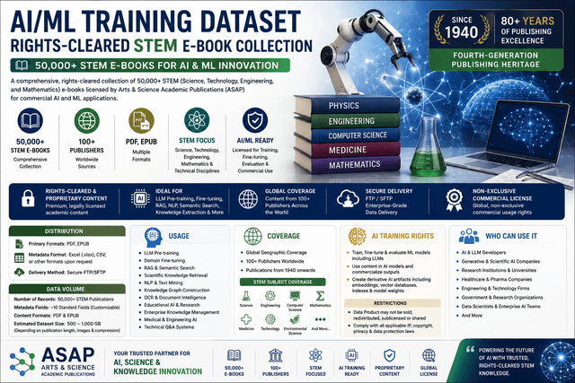 50,000+ STEM EBOOKS Dataset on Opendatabay data marketplace