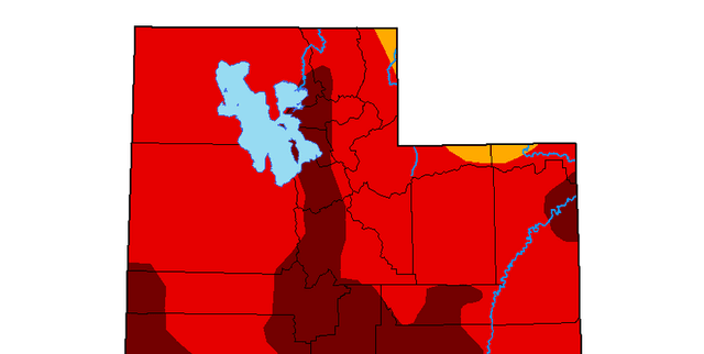Historical Utah Drought Severity Data Dataset on Opendatabay data marketplace