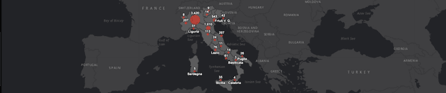 COVID-19 Spread in Italy Dataset on Opendatabay data marketplace