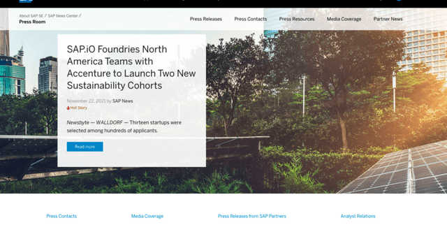 SAP Corporate Announcements Dataset Dataset on Opendatabay data marketplace