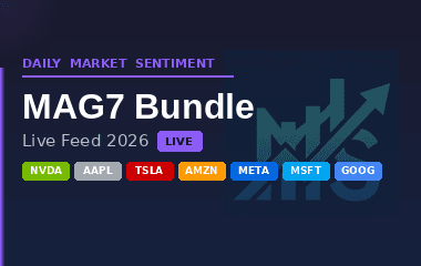 MAG 7 PRICES bundle Live 2026 - Daily AI Feature Feed (Updated Weekly) Dataset on Opendatabay data marketplace