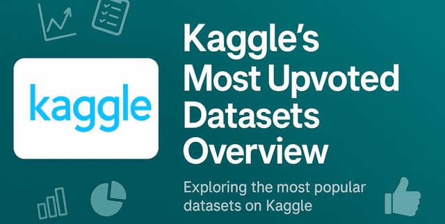 Most Popular Kaggle Datasets Dataset on Opendatabay data marketplace