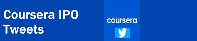 Coursera Stock Market Launch Tweets Dataset on Opendatabay data marketplace