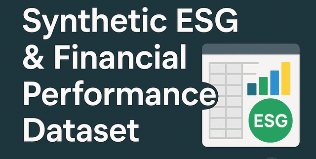 Synthetic ESG & Financial Indicators Dataset Dataset on Opendatabay data marketplace